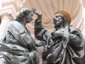 Verrocchio.Christ and St Thomas