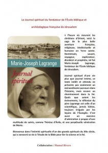 Journal spirituel du Père Lagrange