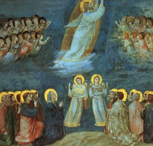 Ascension. Giotto du Bondone (XIV. Fresque