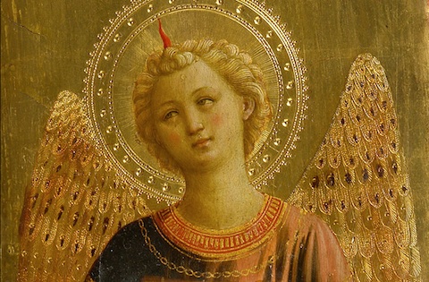 Fra Angelico. Linaioli Tabernacle (détail) Florence. Musée San Marco