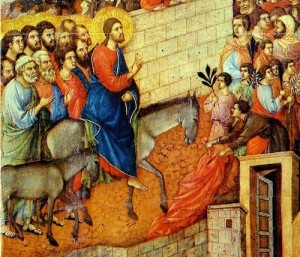 Entrée de Jésus à Jérusalem Duccio