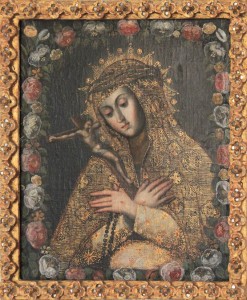 Ste Rose de Lima (Isabel de Florès de Oliva (1586-1671), tertiaire dominicaine espagnole, patronne des Amériques) Photo : From the Dominican House of Studies in Washington, D. C., Fr. Lawrence Lew, o. p.