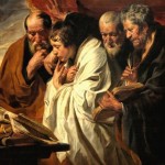 Les quatre évangélistes Jacob Joardens (17e) - Louvre